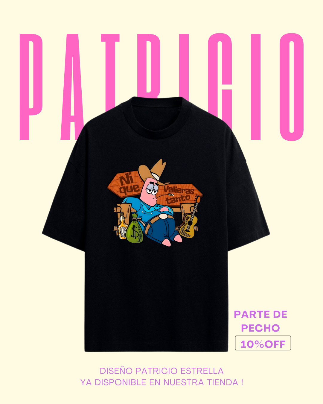 Playera Patricio Estrella