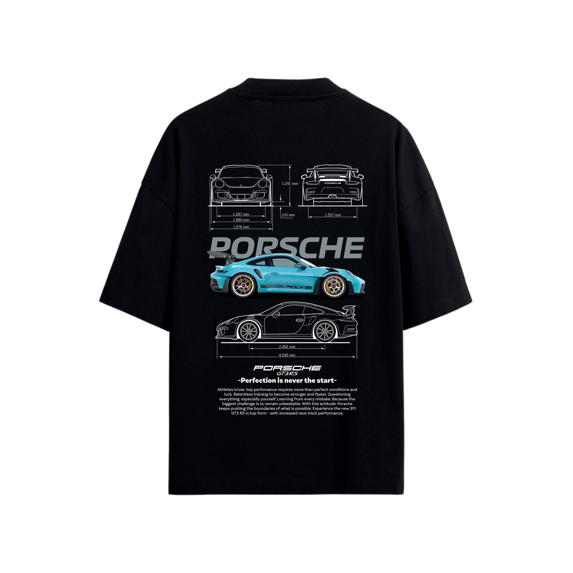 Playera Porsche GT3 RS azul