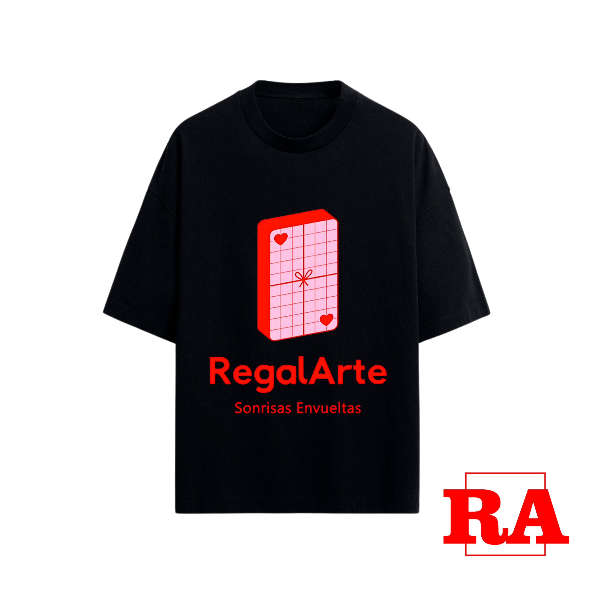 Playera overzase Diseños grandes por ambos lados